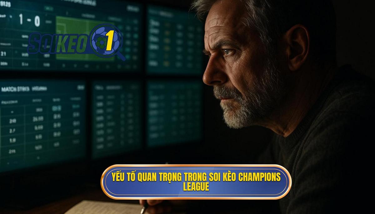 Phân tích các yếu tố then chốt khi soi kèo champions league