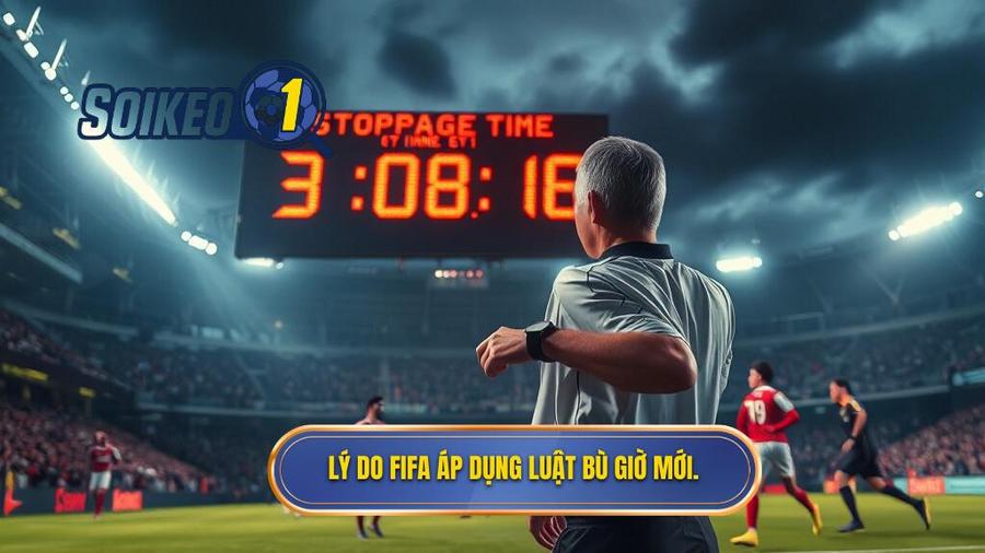 1. Lý do FIFA áp dụng luật bù giờ mới.
