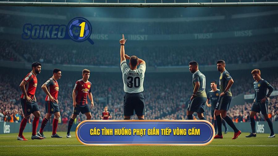 2. Các tình huống phạt gián tiếp vòng cấm