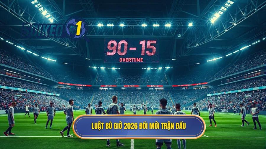 3. Luật bù giờ 2026 đổi mới trận đấu