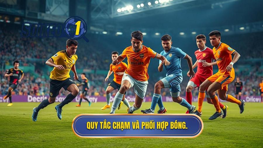 3. Quy tắc chạm và phối hợp bóng.