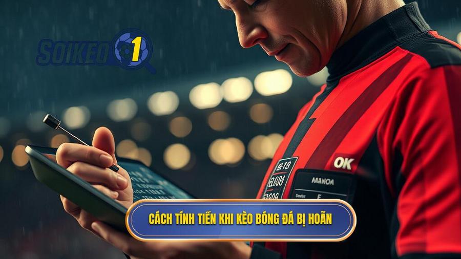 Cách tính tiền khi kèo bóng đá bị hoãn trong các tình huống cụ thể