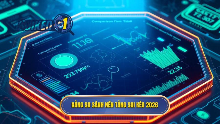Bảng so sánh các nền tảng soi kèo hàng đầu 2026