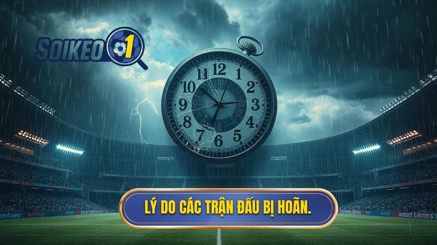 Phân tích đa chiều: Tại sao các trận đấu thường bị hoãn?