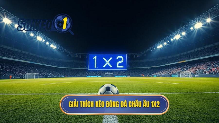 Kèo bóng đá tỷ lệ châu Âu (1x2) là gì?